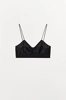 RUCHED DEMI BRA