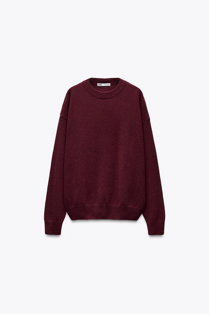 PULL UNI AVEC CACHEMIRE ET LAINE