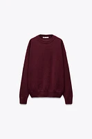 PULL UNI AVEC CACHEMIRE ET LAINE