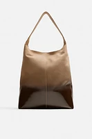 SAC SHOPPER EN CUIR LAQUÉ