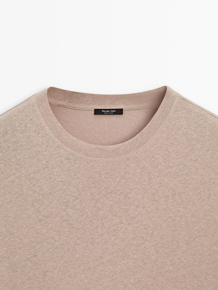 Lightweight linen blend T-shirt