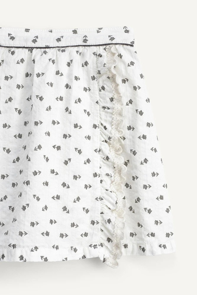 FLORAL WRAP SKIRT LIMITED EDITION