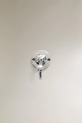 SHINY SILVER WALL HOOK
