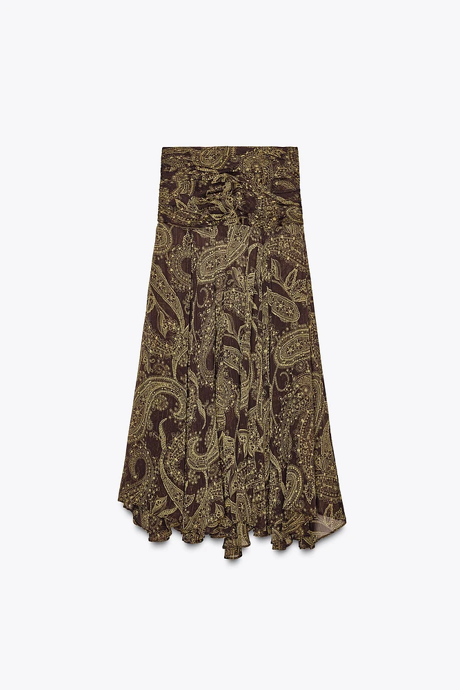 ZW COLLECTION PRINTED SKIRT