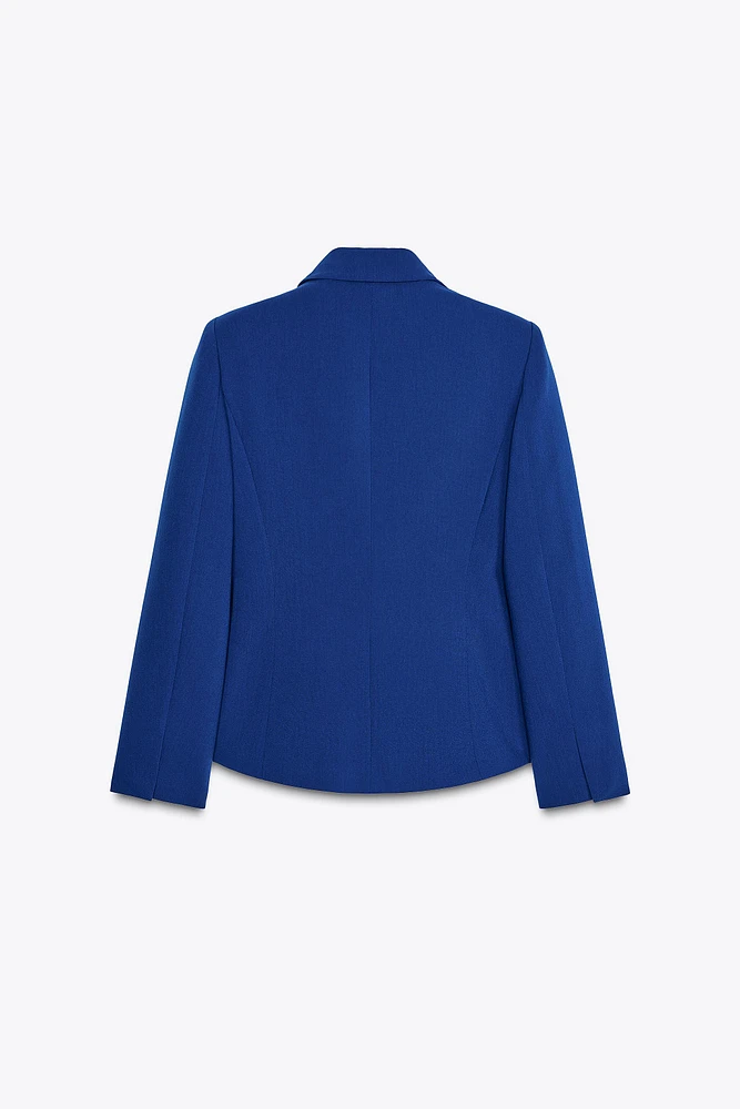 BLAZER AJUSTÉ AVEC ÉPAULETTES