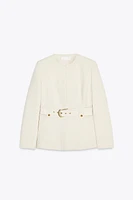WIDE BELT BLAZER