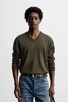 WOOL - COTTON SWEATER