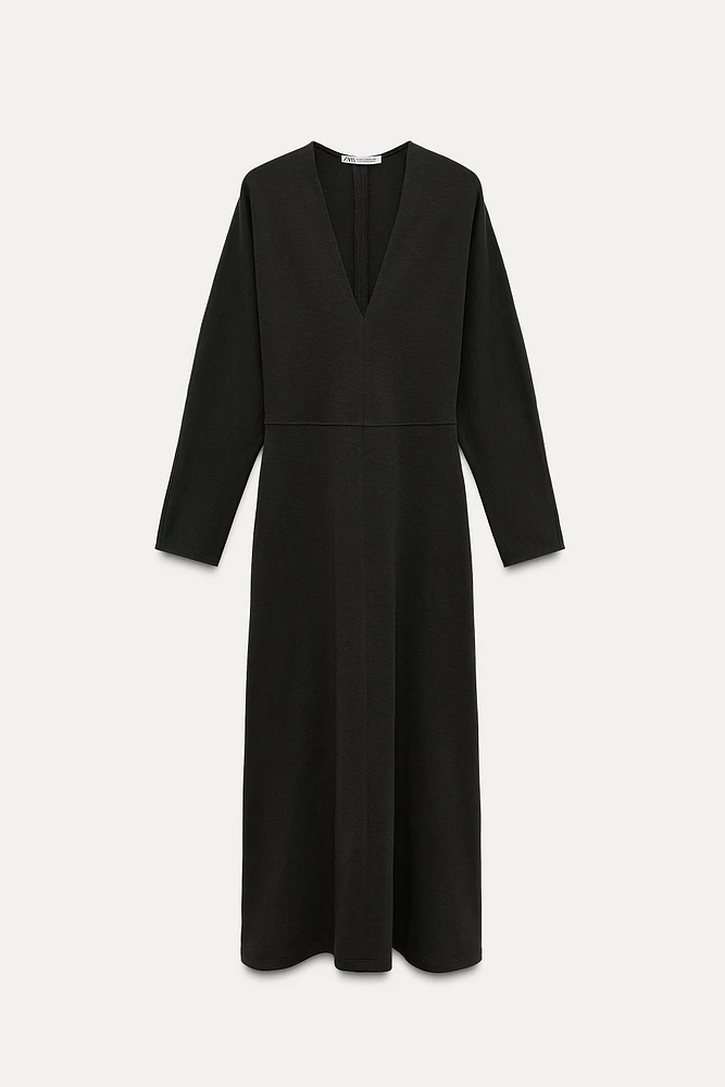 ROBE MI-LONGUE INTERLOCK
