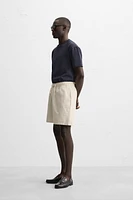 BERMUDA REGULAR FIT STRUCTURÉ