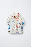 HÔTEL MAGIQUE © X ZARA PRINT SHIRT