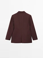 Blazer fluide lin
