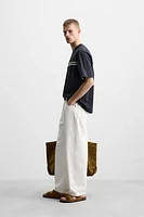 CONTRAST STRIPE T-SHIRT