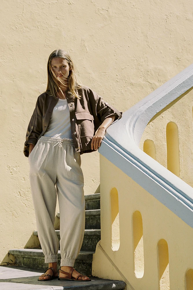 CUFFED HEM PANTS