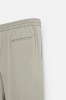 JOGGER WAIST STRETCH PANTS