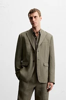 100% LINEN SUIT BLAZER