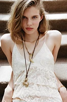 TOP WITH RUFFLED STRAPS