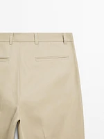 Relaxed-fit trousers with dart detail