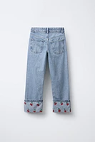 STRAIGHT CHERRY JEANS