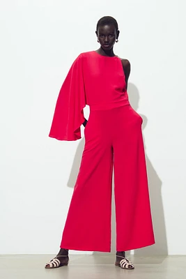 ASYMMETRIC WIDE JUMPSUIT