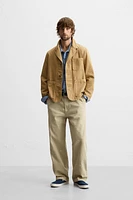 RELAXED FIT WASHED BLAZER