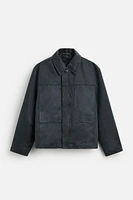 BLOUSON EFFET CIRÉ