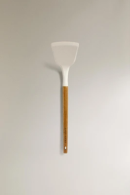 SPATULE EN SILICONE ET EN BOIS