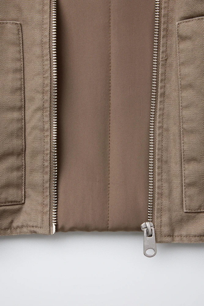 TWILL LABEL VEST