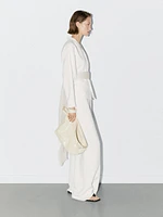 High-waist palazzo trousers - STUDIO