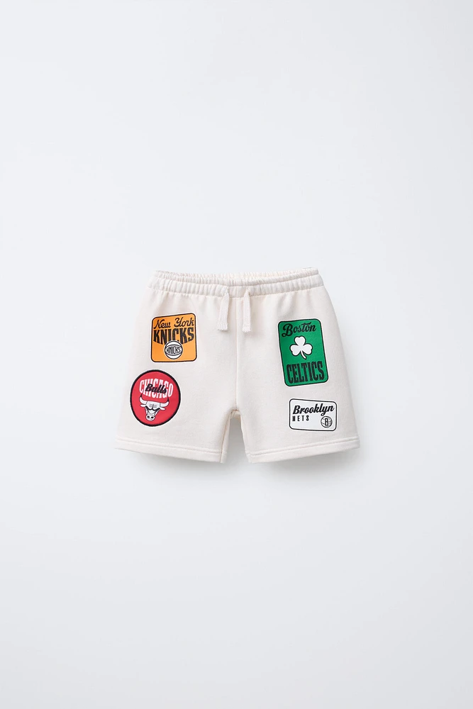NBA TEAM PATCHES SHORTS