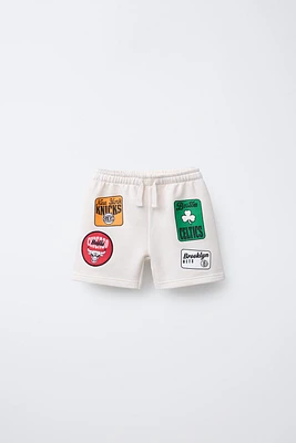 NBA TEAM PATCHES SHORTS