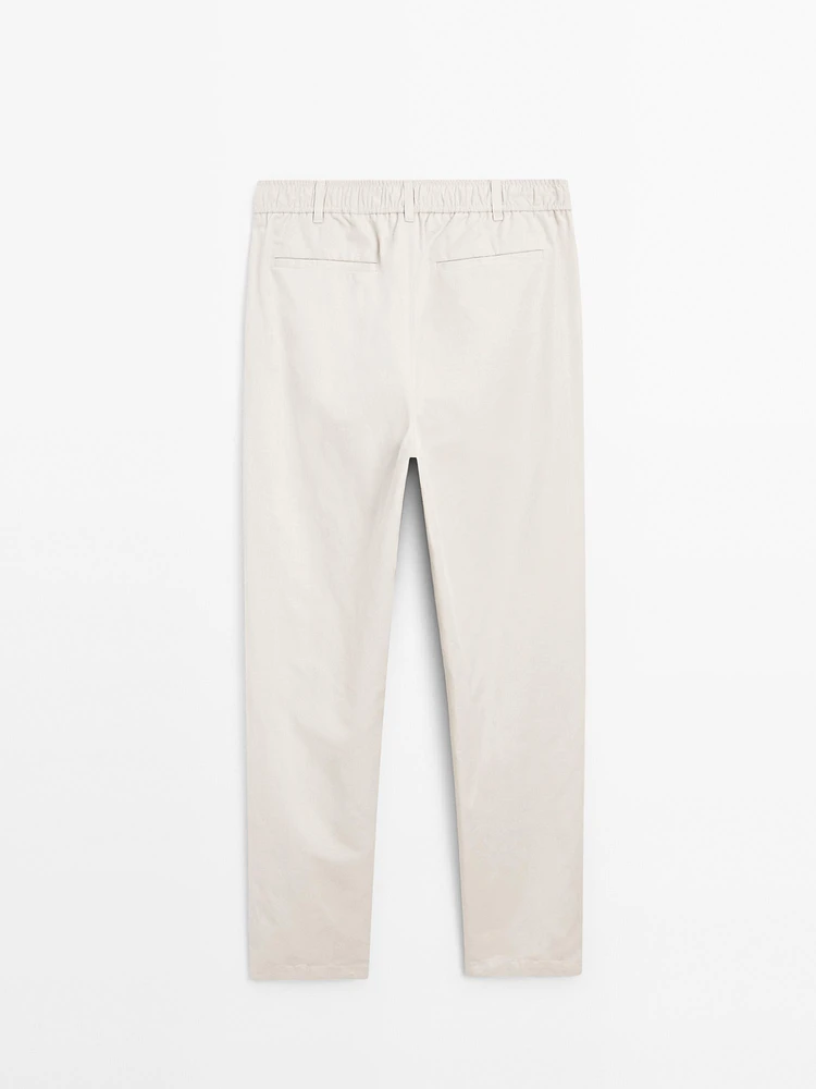 Cotton blend joggers