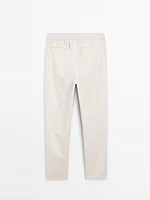 Cotton blend joggers