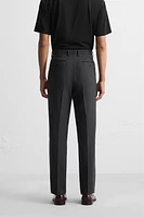 PINSTRIPE SUIT PANTS