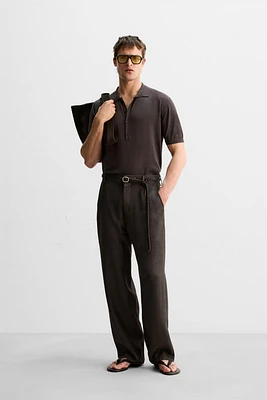 LIMITED EDITION COTTON KNIT POLO SHIRT