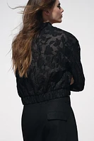 ORGANZA BOMBER JACKET