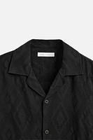 GEOMETRIC JACQUARD SHIRT