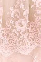 EMBROIDERED RUFFLED TOP