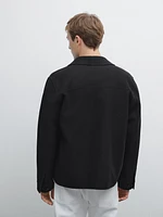Double-layer wool jacket