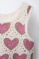 HAUT EN MAILLE CROCHET
