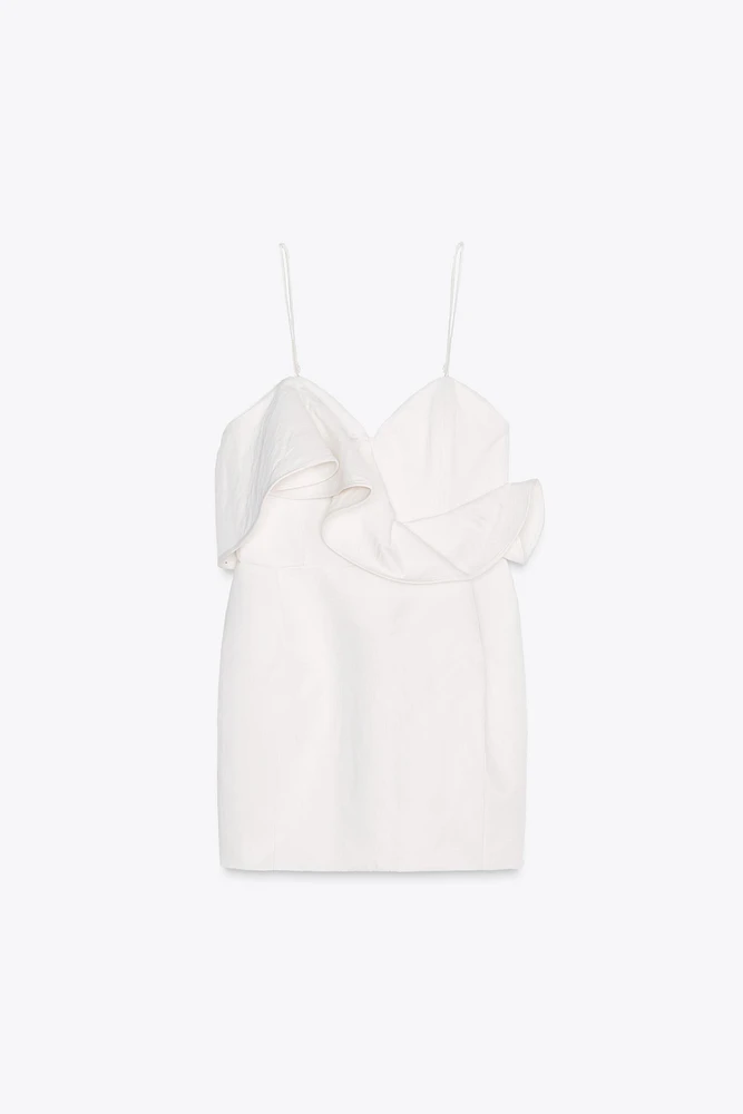 VOLUMINOUS SHORT DRESS ZW COLLECTION
