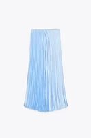 PLEATED MIDI SKIRT