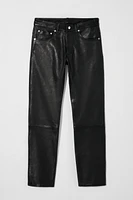 PANTALON EN CUIR BOBBY GILLESPIE X ZARA