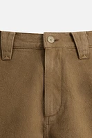 BERMUDA REGULAR FIT TEXTURÉ