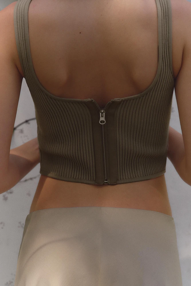 STRUCTURED CORSET TOP
