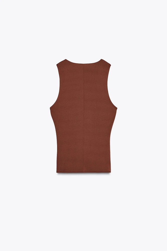 RIBBON CORSET TOP