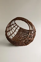 RATTAN STORAGE BASKET