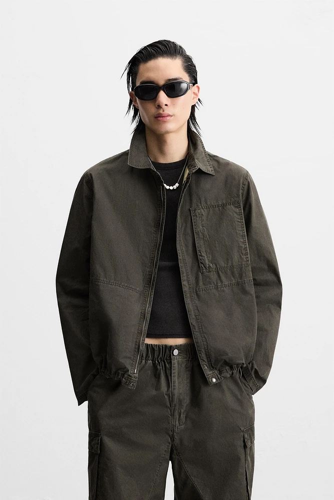 WASHED TECHNICAL JACKET