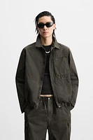 WASHED TECHNICAL JACKET