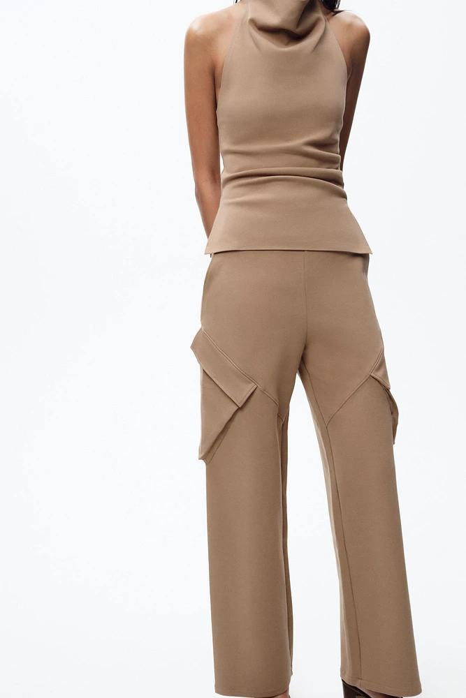 WIDE LEG CARGO PANTS