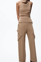 WIDE LEG CARGO PANTS